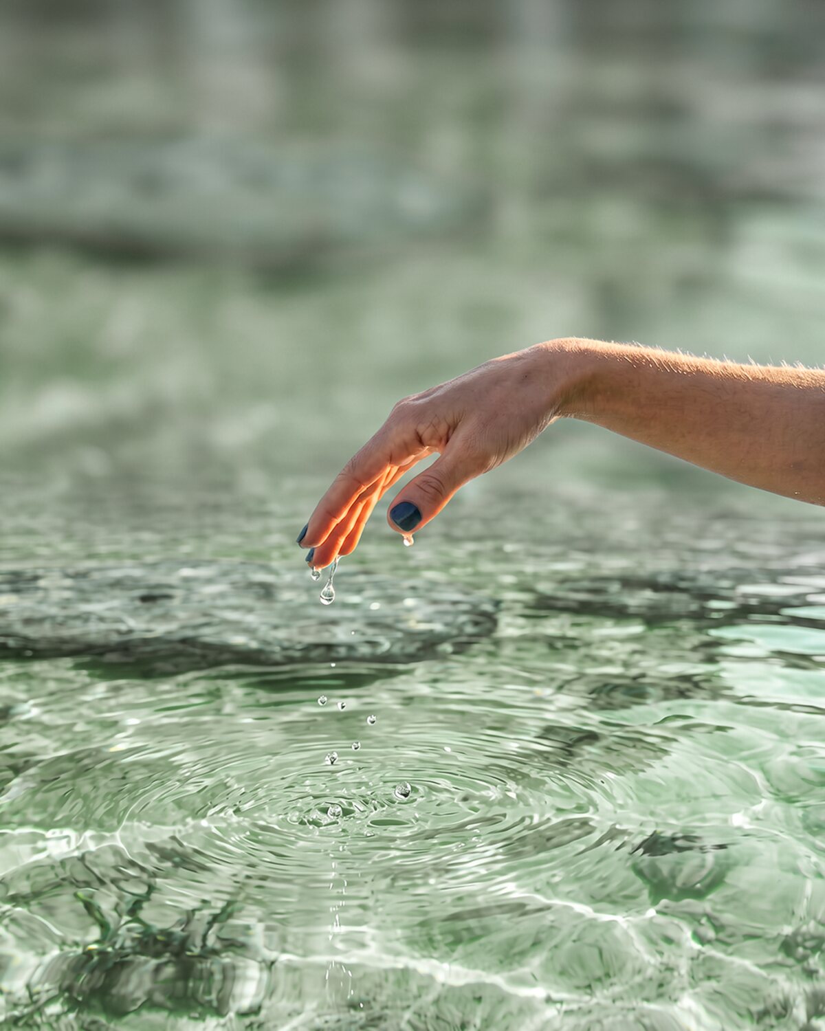 Agua limpia, en movimiento